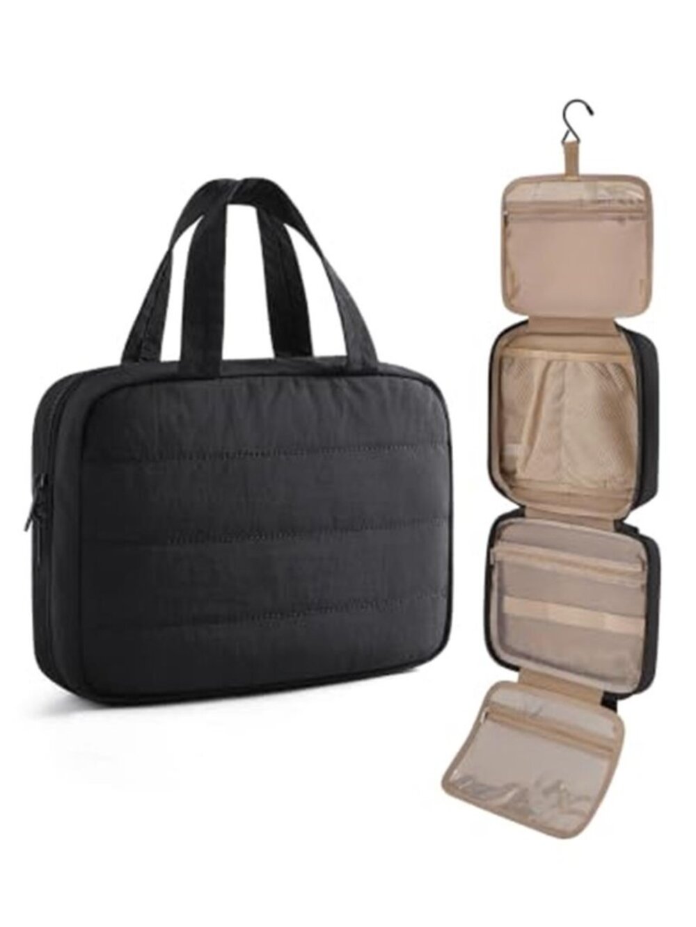Travel Toiletry Bag Hanging Makeup Organizer for Women & Men